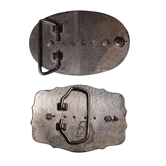 VTG Rotary International Belt Buckles Western Ornate Collectible Oval Centerpice - Picture 2 of 7